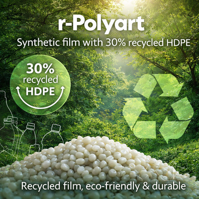 r-Polyart 30% recycled 2-zijdig HD Polyethyleen