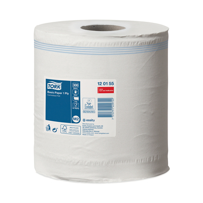 Tork Universal Wiper 310 center feed roll wit 200mm x 300m doos
