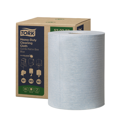 Tork Premium Cloth 530 blauw 320mm x 106m doos