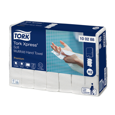 Tork Premium handtowel interfold grijs 210x340mm doos