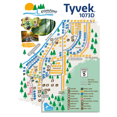 kunststof Tyvek® 1073D Classic wit 75g 700x1000mm ingeriemd