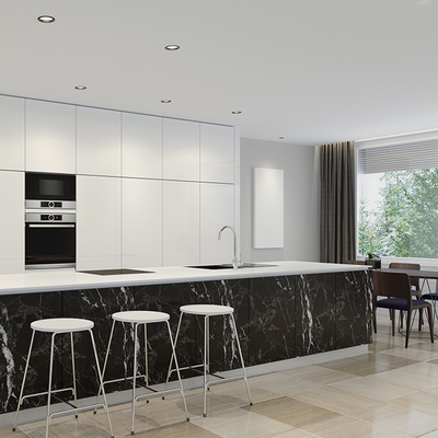 Coala Interior film, MARBLE U50 - Ash Black Marble 1220 mm