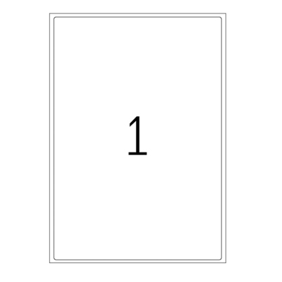 zelfklevend Xerox Multi-use Labels  wit verwijderbare lijm zonder splitten wit 70g 199x289mm doos FSC® 003R91225