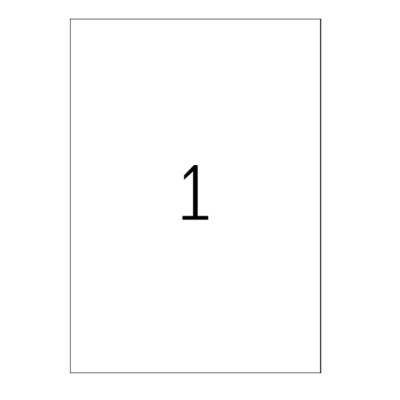 zelfklevend Xerox Multi-use Labels  wit permanent met splitten wit 70g 210x297mm doos FSC® 003R97400