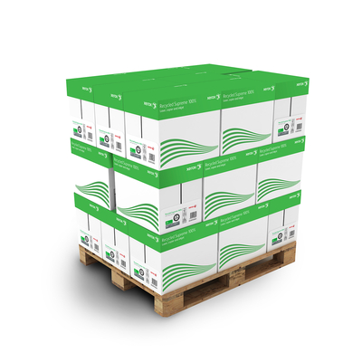 kopieerpapier Xerox Recycled Supreme 100% Recycled Pulp (Hout)  wit wit 80g 210x297mm ingeriemd FSC® 003R95860