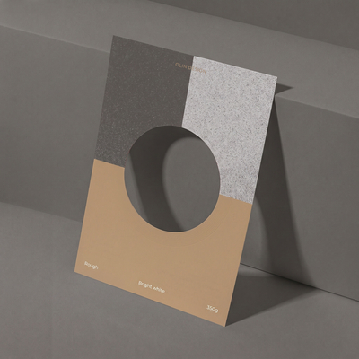 offset papier Olin Design Rough Bright White 100g 720x1020mm ingeriemd FSC®
