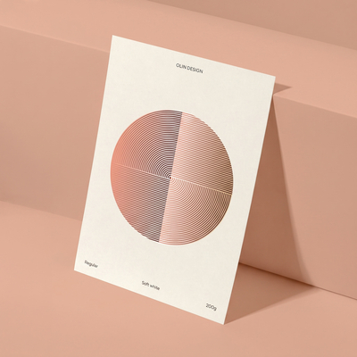 offset papier Olin Design Regular Soft White 90g 460x640mm ingeriemd FSC®