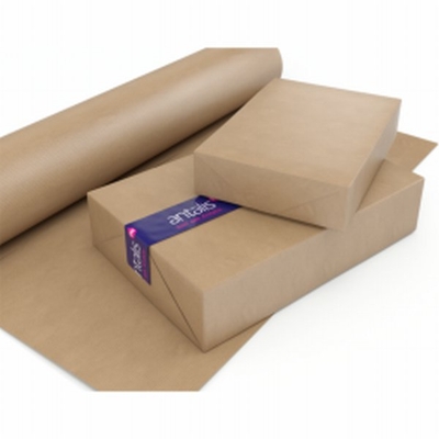 Gestreept kraft papier bruin 90 g/m² 700mm x 215m