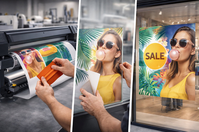 Lijmen voor inkjetprinters op waterbasis – Hoogwaardige printbare folies voor inkten op waterbasis, POS-materiaal en binnenreclame.