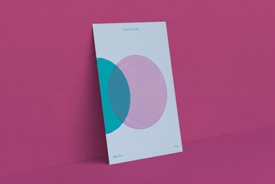 gekleurd papier Olin Colours Baby blue 120g 700x1000mm ingeriemd FSC®