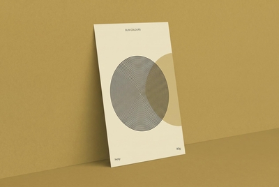 gekleurd papier Olin Colours Ivory 320g 450x640mm ingeriemd FSC®
