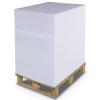 offset papier Cocoon Offset BA Recycled Pulp (Hout) wit 90g 720x1020mm oningeriemd op palletten FSC®