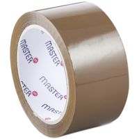 Verpakkingstape Master'in Performance Onbedrukt 28µ bruin 48mm x 66m lijm: Solvent