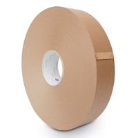 Papertape 80µ bruin 50mm x 500m lijm: Solvent