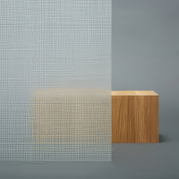 3M Fasara decoratieve glasfolie Linen Crystal -Washi, 1270 mm x 30 m