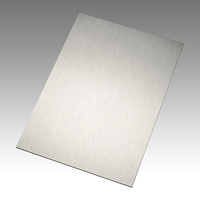 kunststof plaat Dibond Butlerfinish standard metallic 3 mm 1500x3050mm ingeriemd