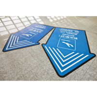 Polymeer vloerlaminaat, anti-slip R9, Coala Floor Lam 2D, 125µm, 1372 mm x 50 m