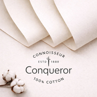 Conqueror Connoisseur Wove 100% Cotton is een hoogwaardig creatief papier dat bestaat uit 100% katoenvezels, velijn
