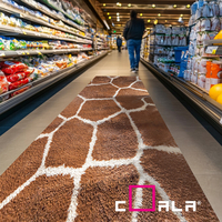 Monomeer vloerlaminaat, anti-slip R9, Coala Floor Lam Sand, 100µm, 1300 mm x 50 m