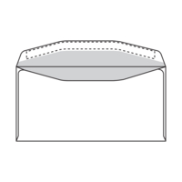 envelop Speedmail gegomd wit 80g 114x229mm doos met blauwe puntjes binnendruk FSC®
