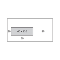 envelop Antalis Prestige 4all venster links gegomd hoogwit 90g 114x229mm doos met grijze binnendruk FSC®