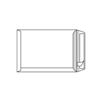 Akte envelop C4, strip,binnendruk, diepe keel