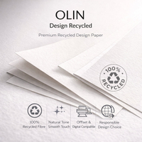 Olin Design Recycled – Ongestreken premium gerecycled papier, ideaal voor verantwoordelijke redactionele en zakelijke media