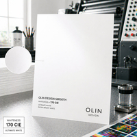 Olin Design Smooth is een hoogwaardig creatief papier met een glad oppervlak, speciaal ontworpen voor communicatie-uitingen waarbij een nauwkeurige weergave van tekst en afbeeldingen vereist is