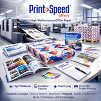 Print Speed ​​Offset is een reeks ongestreken offsetpapier met een uitstekende witheid (CIE161).