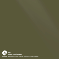 zelfklevende film Arlon Premium Colour Change glanzend FLITE Technology™ 415 Gloss Khaki Green 1524mm x 25m