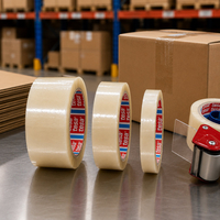 Handmatige tape TESA 4024 bruin 50 mm x 100 m