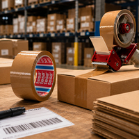 Handmatige tape TESA 4089 bruin 50 mm x 100 m