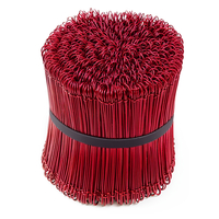 Geplastificeerde snelbinder rood 1 mm x 200 mm