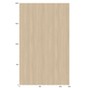 3M DI-NOC interieurfolie DW-2198MT - Dry Wood - Special Matte Design , 1220 mm x 50 m