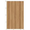 3M DI-NOC interieurfolie DW-2208MT - Dry Wood - Special Matte Design , 1220 mm x 50 m