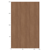 3M DI-NOC serie EX voor buitentoepassingen FW-1122EX - Fine Wood - Exterior, 1220 mm x 50 m