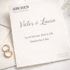 Arches Billet de Mariage