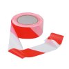 Waarschuwingstape wit/rood 50mm x 100m