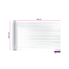 Handrekfilm AXIO 6µ transparant 430mm x 600m