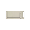 zakomslag Curious Translucents Color strip Zilver 100g 110x220mm doos FSC®