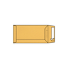 zakomslag Curious Translucents Color strip Goud 100g 110x220mm doos FSC®