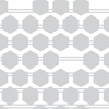 Coala Windows Decor Pattern, Honeycomb, Decoration with hexagon , PET, ,Base, PS acrylic adhesive, 40 µ 1525 mm