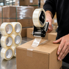 Verpakkingstape PVC transparant 15mm x 66m solvent