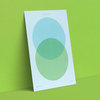gekleurd papier Olin Colours Light Blue 90g 450x640mm ingeriemd FSC®