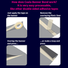 zelfklevende film Coala BannerBond  permanent / permanent transparant 25mm x 25m