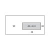 envelop Bio Top 3 venster rechts strip naturel wit 90g 114x229mm doos met bruine binnendruk FSC®
