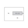 envelop Bio Top 3 venster rechts strip naturel wit 90g 156x220mm doos met bruine binnendruk FSC®