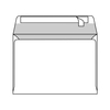 envelop Olin Regular strip natural white 90g 162x229mm doos met bruine binnendruk FSC®