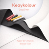 Keaykolour Leather-kaarten, met een reliëf geïnspireerd op fijn leer, bieden een luxueuze textuur en uitstraling