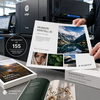 Munken Kristall ID – Ongecoat High White-papier, geoptimaliseerd voor HP Indigo, met hoog contrast en FSC- en PEFC-certificeringen.